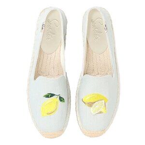 Sea Star Beachwear Bayside Beach Club Espadrille Lemon Sky Size 6 BRAND NEW